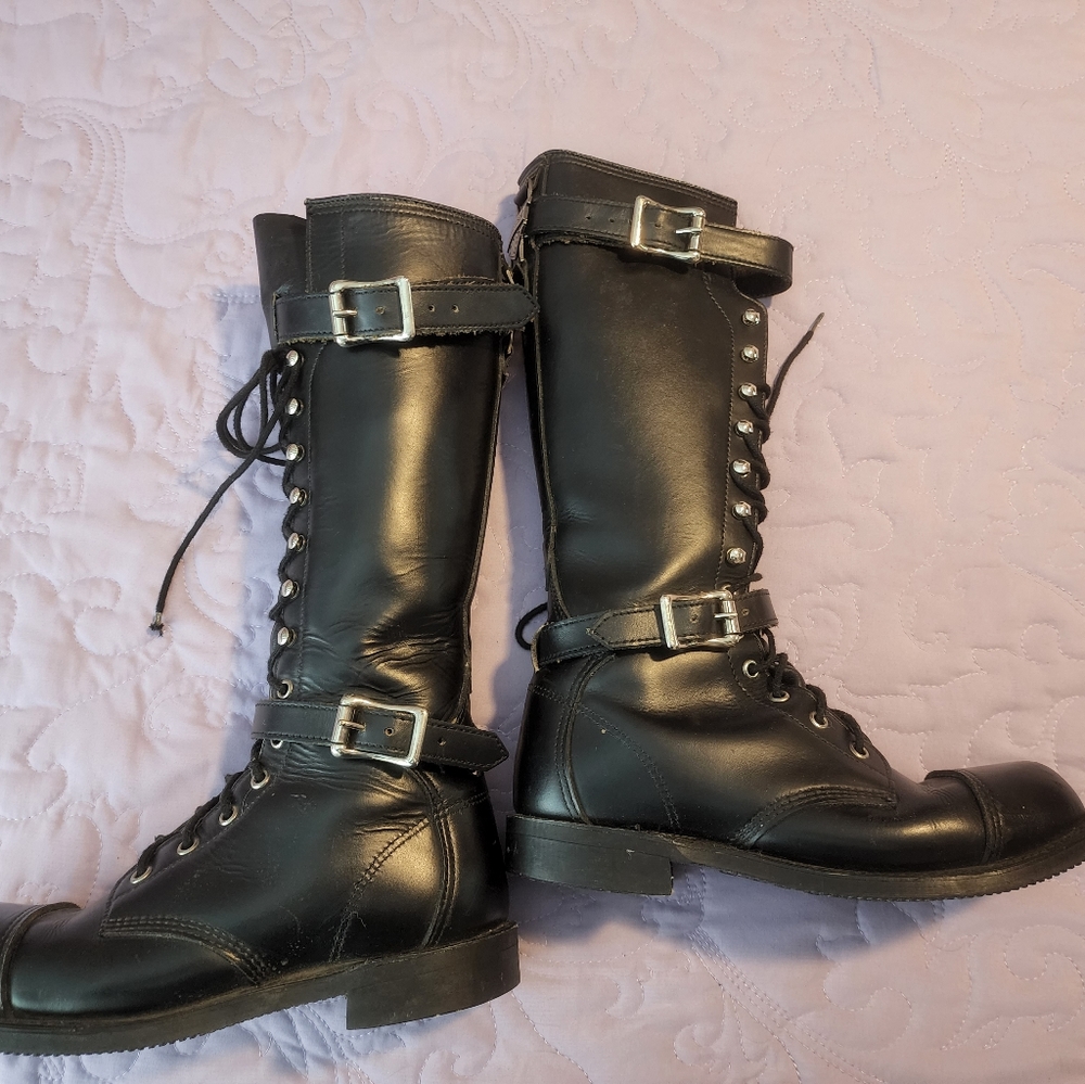 Vintage Genuine Leather Harley Davidson Ladies Boots